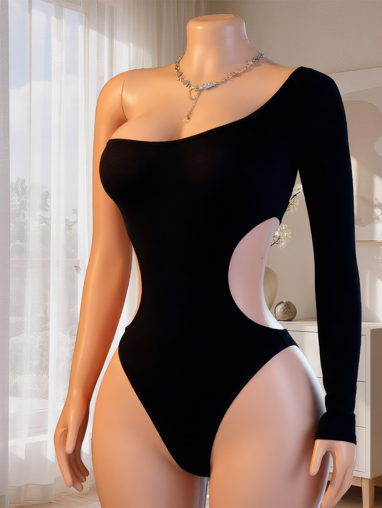 Lingerie - Body de manga larga con un