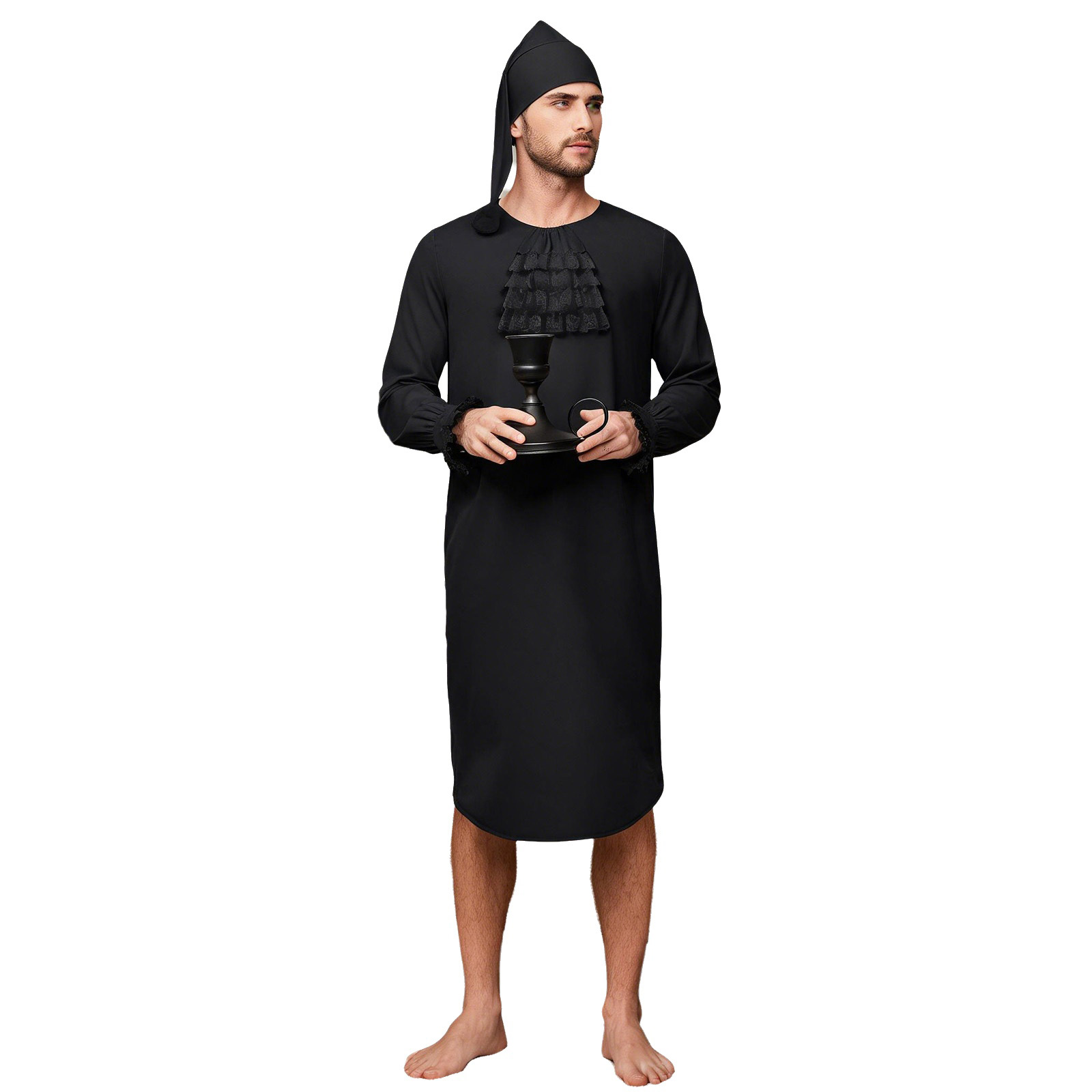Dresses - Camisón Medieval Victoriano para Hombre, Manga