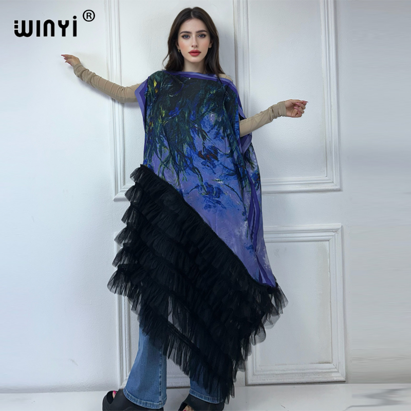 Boho Summer Beach Maxi Dress - WINYI Africa Clothing Vestido Maxi Kaftán