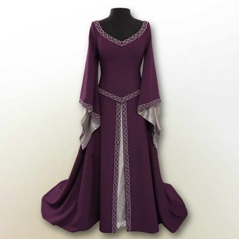 Vestido retro de manga larga,  - Dresses reseña y precio