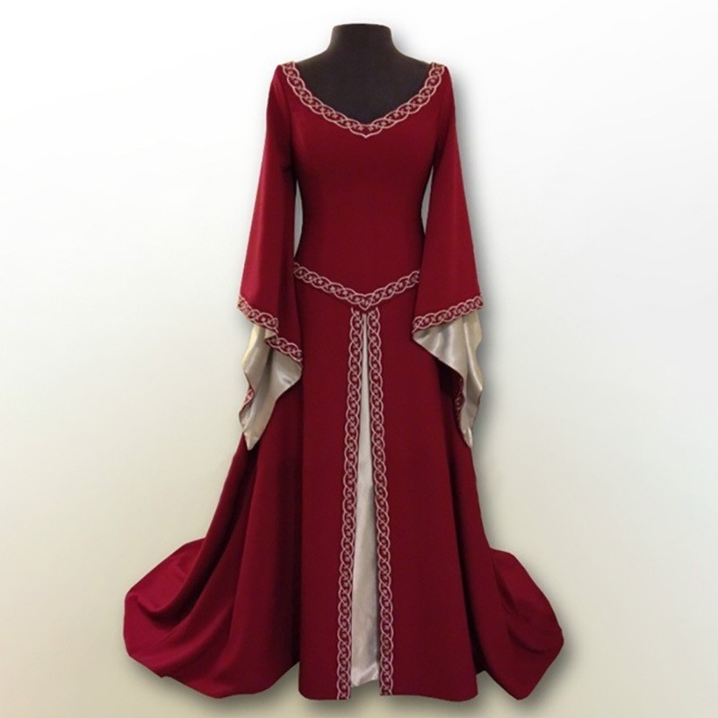 Vestido retro de manga larga,  - Dresses reseña y precio