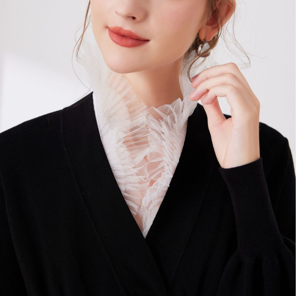 Cuello falso de hilo melange e - Tops reseña y precio