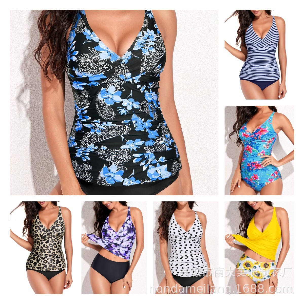 Traje de Baño Tankini para Muj - Tops reseña y precio