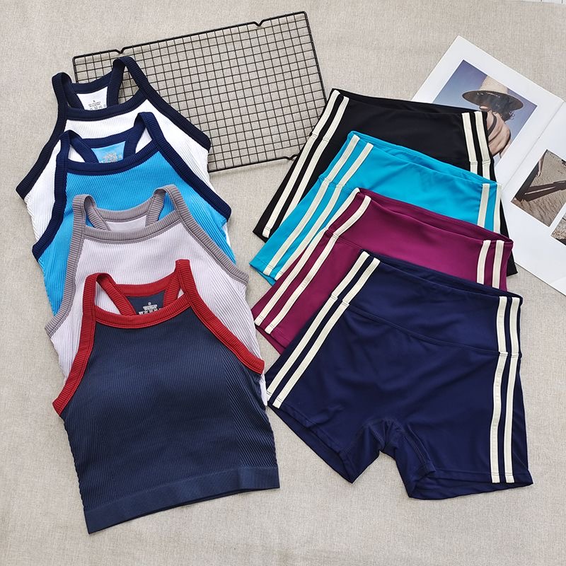 Conjuntos Deportivos de 2 Piez - Seamless Ribbed Workout Tank Top reseña y precio