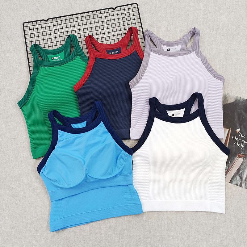 Conjuntos Deportivos de 2 Piez - Seamless Ribbed Workout Tank Top reseña y precio