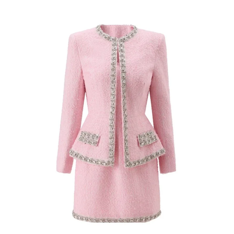 Conjunto de Dos Piezas de Twee - Tweed Two Piece Blazer Dress reseña y precio