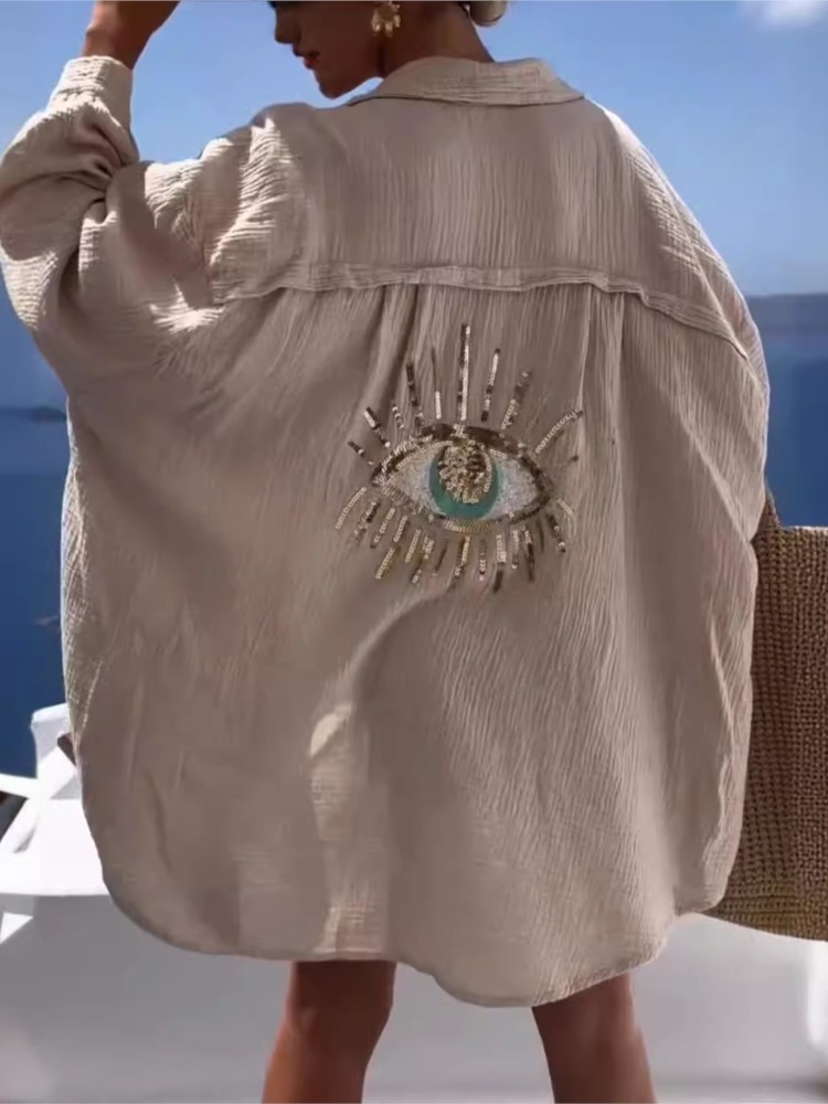 Vestido Camisero Casual de Ver - Casual Loose Linen Shirt Dress reseña y precio