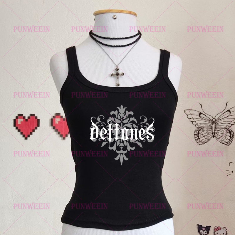 Ropa de calle estética gótica  - Y2K Graphic Baby Tee Crop reseña y precio