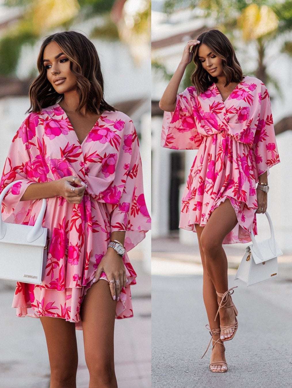 Minifalda de verano para mujer - French Vintage Floral Midi Dress reseña y precio